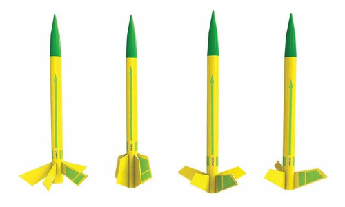 Estes 1949 Rocket De Viking, Cada Uno, Brown / A
