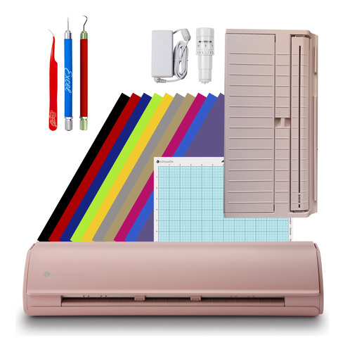 Kit Inicial Silhouette Cameo 5, Matte Pink