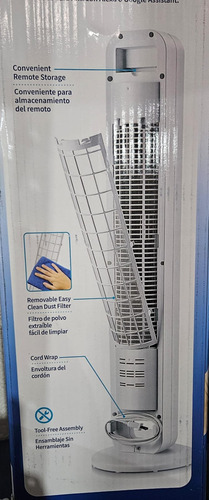 Ventilador De Torre Omnibreeze C/ Control Wifi Blanco 4 Modo