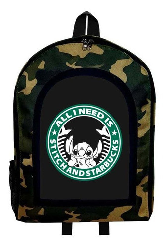 Mochila Camuflada Star Coffe Modelo 81