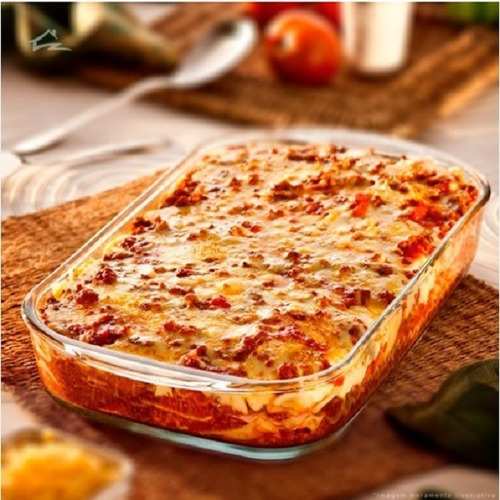 Bandeja rectangular de vidrio para lasaña 3,7 l - Marinex