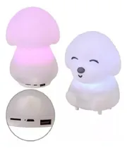 Comprar Parlante Veladora Portatil Bluetooth 12 Tipos De Luz Rgb 