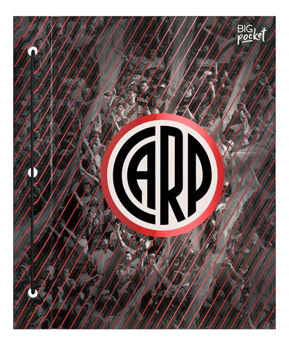 Carpeta Escolar 2 Tapas N°3 River Plate Ppr Big Pocket