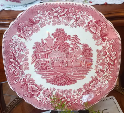 Vajilla inglesa rosa hotsell