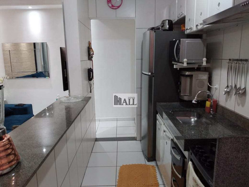 Apartamento À Venda No Residencial Macedo Teles I Com 2 Quartos - V7848