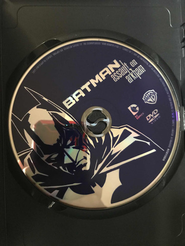 Dvd Batman Ataque A Arkham Original Fisica (Usado)