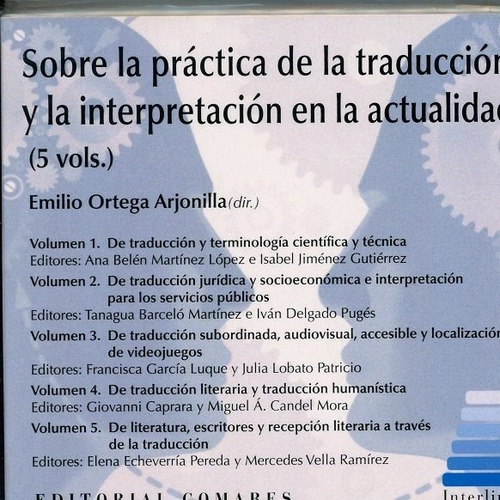 Libro Sobre La Prã¡ctica De La Traducciã³n Y La Interpret...