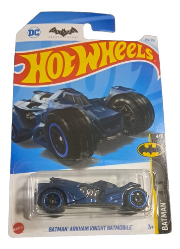 Mattel Hot Wheels 1:64 Batmobile Arkham Knight Azul Oscuro
