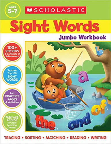 Scholastic Sight Words Jumbo Workbook (libro En Inglés)