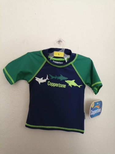 Camiseta De Baño Para Niño Con Protección Solar - Americana