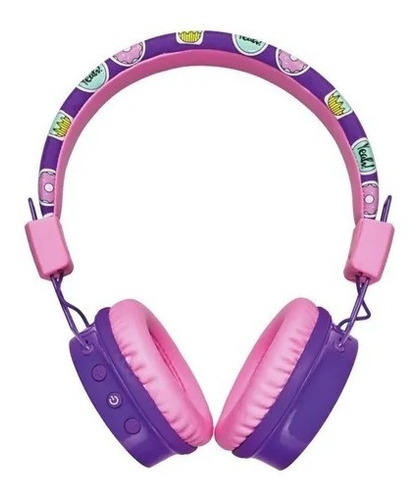 Audífonos Diadema Infantil Bluetooth Trust Comi Morado