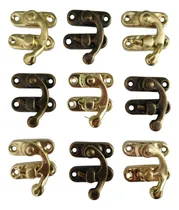 Comprar 48 Fecho Anzol Gancho P\u002F Caixa Mdf Artesanato Madeira Decora