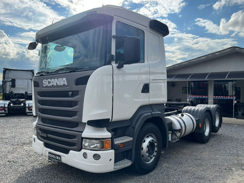 Caminhão Scania R 440 6x2 Truck 2018 Branco R 450 R450 R440
