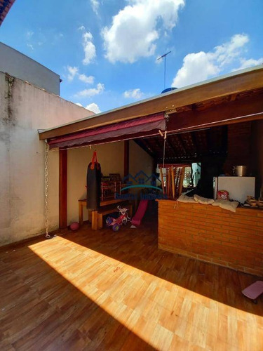 Imagem 24 de 30 de Sobrado Com 3 Quartos, (01 Suíte) Espaço Gourmet, Mobiliado, 02 Vagas Cobertas À Venda, 150 M² - Jardim Teles De Menezes - Santo André - So0404
