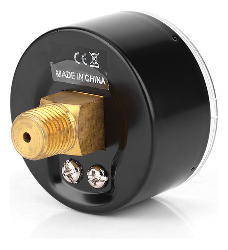 De Manómetro 50mm Dial 1/4 Bspt Conexión Trasera Para Aire