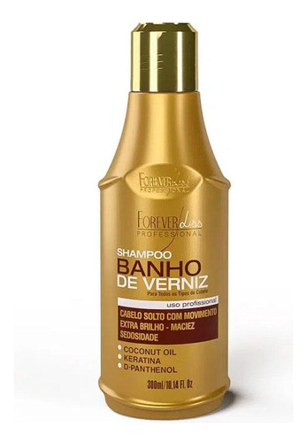 Shampoo Banho De Verniz Forever Liss 300ml