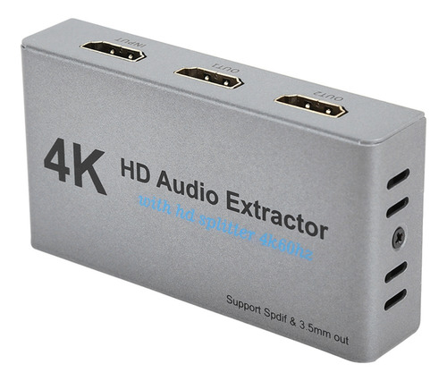 Extractor De Audio Hdmi 4k De Alta Definición Con 1 Punto 2