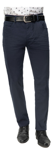 Jeans Slim Color Azul Hombre Fashion´s Park