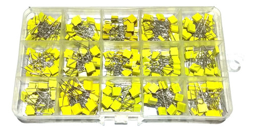 300pcs 15 Electrolíticos Capacitores De Metal Caja De