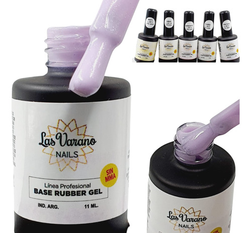 Base Ruber Las Varano 11ml Amatista Uv/led Kapping Nails 