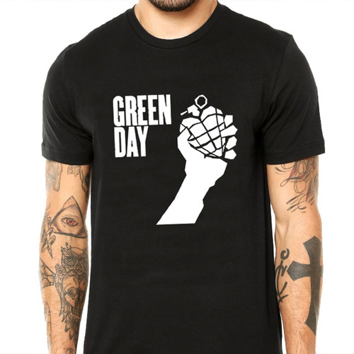 Camiseta Masculina Green Day American Idiot - 100% Algodão