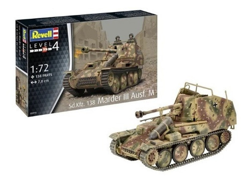 Destructor Tanques Sd. Kfz 138 Marder Iii 1/72 Revell 03316