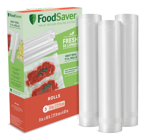 Rollo De Bolsas Transparentes Para Cocina Foodsaver 27,9 Cm