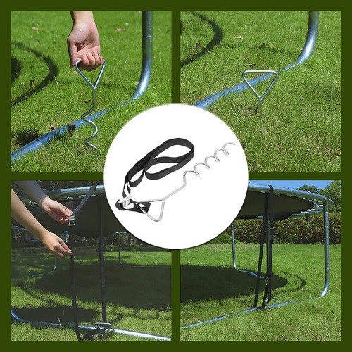 Columpios Para Bebés Para Acampar Con Anclas En Trampolín Al