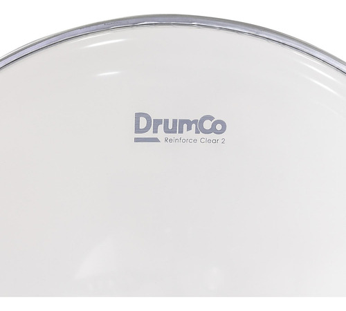 Parche Para Batería Reinforce Clear 2 De 14 Dr-14rc2 Drumco Color Blanco