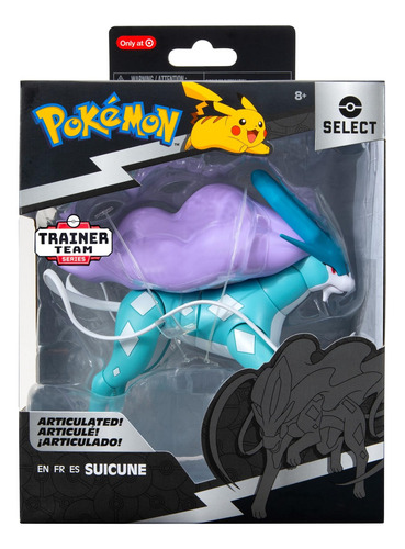 Pokemon Select Suicune Figura Nuevo Jazwares No Tcg Crown (Usado)