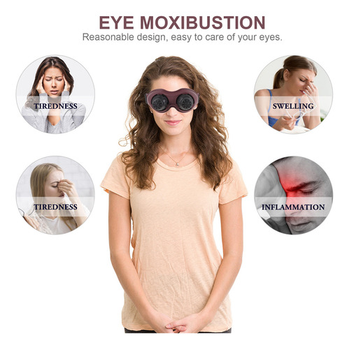 1 Juego De Dispositivos De Masaje De Moxibustión Ocular Para