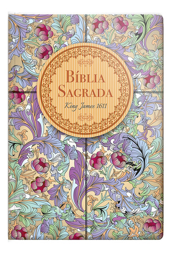 Bíblia King James 1611 Semi Luxo Cálamo e Canela, de James, King. Geo-Gráfica e Editora Ltda, capa dura em português, 2021