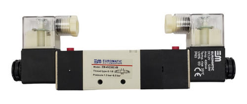 Electrovalvula 5/3 Doble Solenoide Neumática Biestable Cc