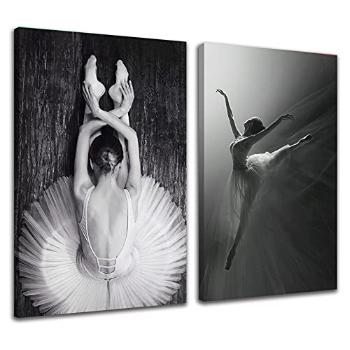 Arte De Pared De Bailarina  E Retrato De Bailarina De B...