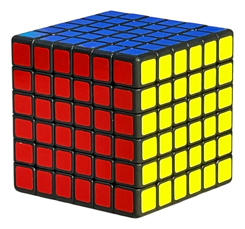 Shengshou Rompecabezas De Cubo 6x6x6, Negro