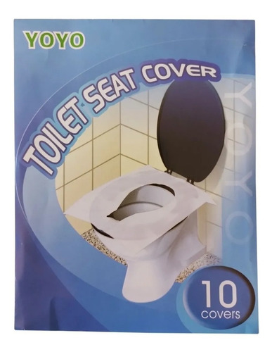 10 Unidades Protectores Cubre Asiento Inodoro Descartables 