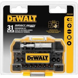 Dewalt Dwax100ir Impacto Listo Atornillar Caso Duro Set Extr