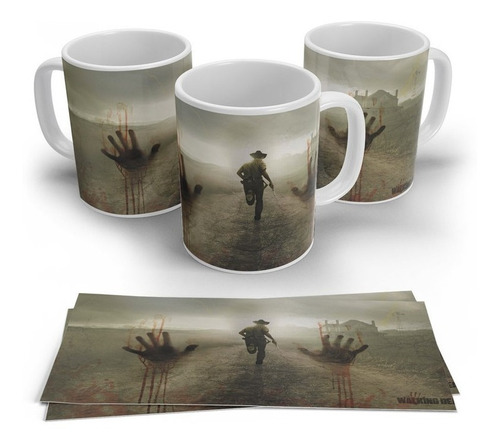 Taza Plastica Sublimada The Walking Dead Serie #655