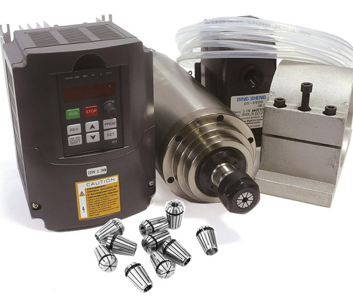 Kits De Motor De Husillo Cnc Vfd 2.2kw 220v Motor De Husillo