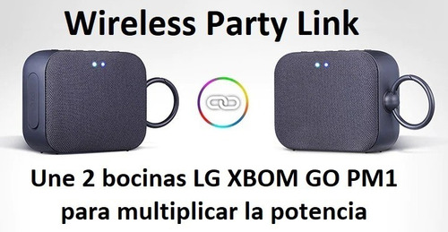 Bocina Portátil LG Xboom Go Pm1 Negra