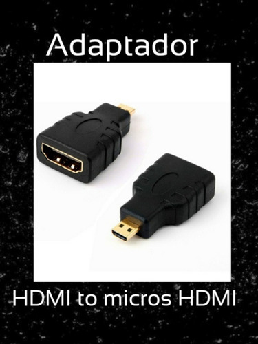 Imagen 1 de 2 de Adaptador Hdmi To Micros Hdmi 