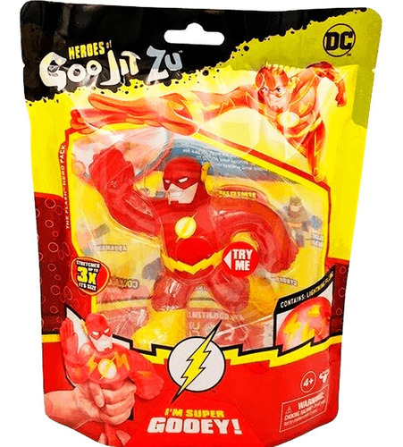 Figura Heroes Of Goo Jit Zu Flash Super Gooey Dc