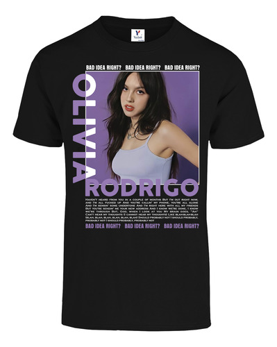 Playera Olivia Rodrigo - Guts 100% Algodón Dtg X1