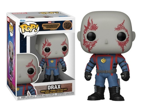 Figura De Accion Drax 1204 Guardianes De La Galaxia Marvel Funko Pop