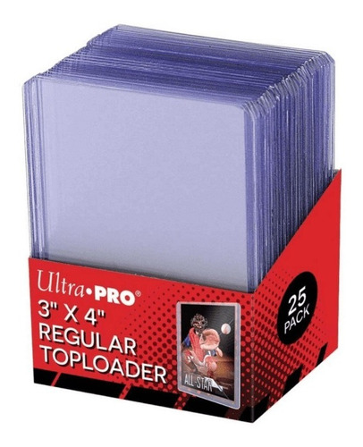 Top Loader 3x4 Ultra Pro Regular 25 unidades/paquete