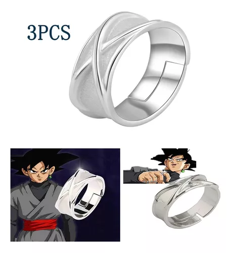 Anime Masculino Dark Goku Time Ring Em Torno De Dragon Ball