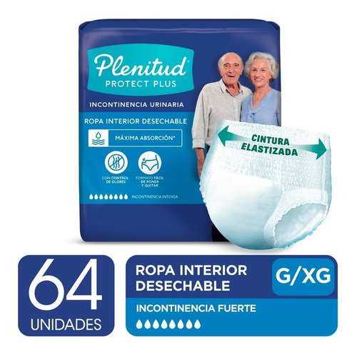 Imagen 1 de 3 de Plenitud Protect Plus Ropa Interior X 16 Pack X 4