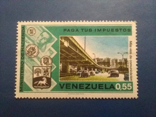 Venezuela Serie Paga Tus Impuestos Sin Uso Mínt Año 1974