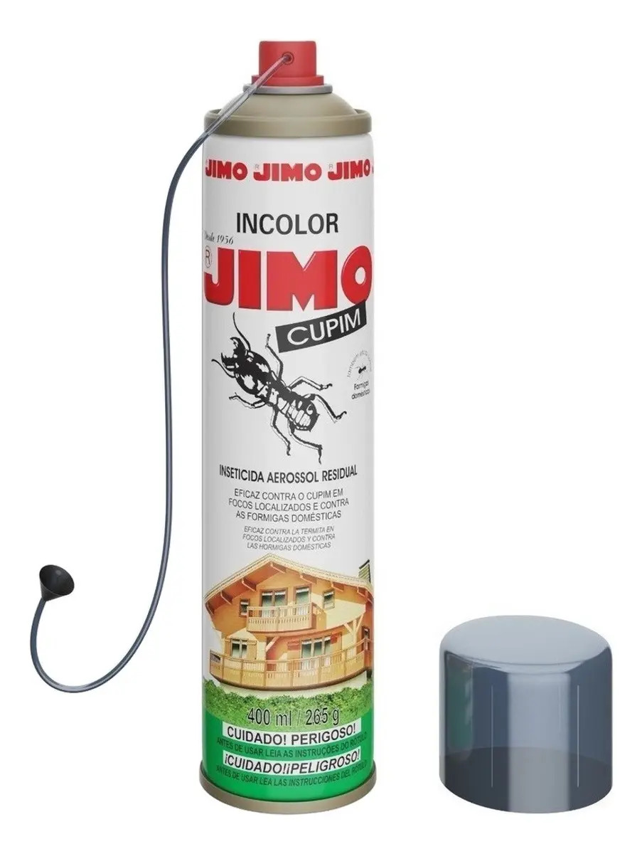 Mata Cupim Jimo Incolor 400ml + Agulha De Aplicação