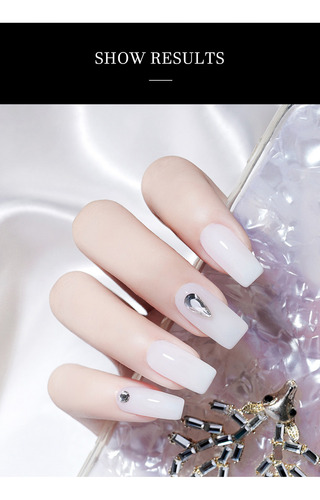 Hg Pegamento De Extensión De Uñas De Color Sólido